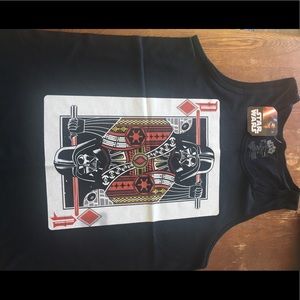NWT! Black Star Wars -Darth Vader Tank Top- Large